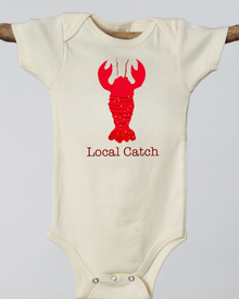 Lobster Local Catch Lobster Short-Sleeve Romper
