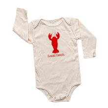 Lobster Local Catch Lobster Long-Sleeve Romper & Hat Gift Set