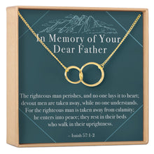 Loss of Father Necklace, Multiple Styles Necklace
