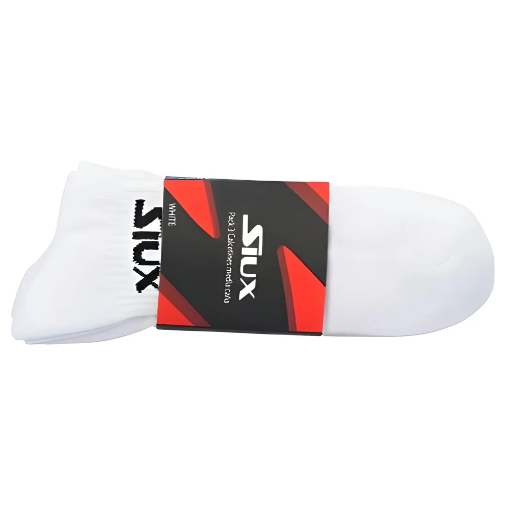 Siux Dhaka Medium-Cut Padel Socks, 3-Pack