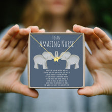 Nurse Elephant Pendant Necklace