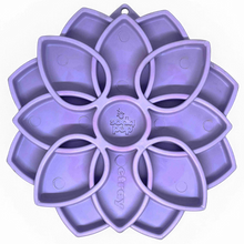 Mandala Softie eTray Shallow Slow Feeder Dog Bowl with Suction Cups |  USA Made
