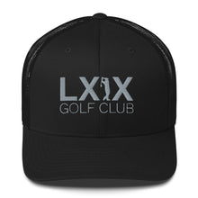 Swinger Logo Trucker Cap - Gray Logo by LXIX GOLF CLUB