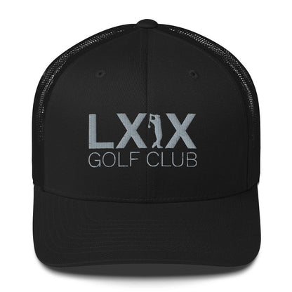 Swinger Logo Trucker Cap - Gray Logo by LXIX GOLF CLUB