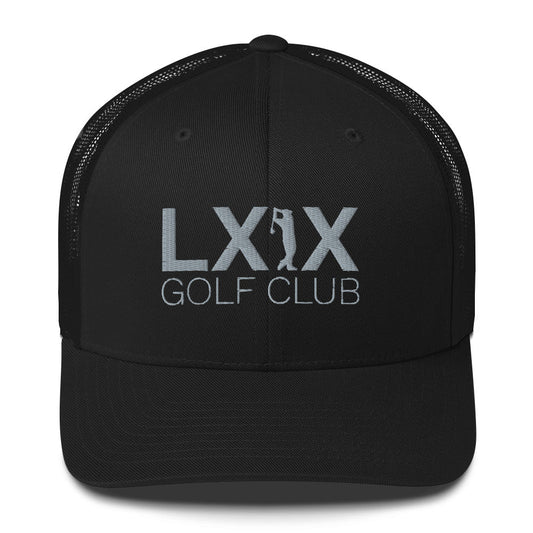 Swinger Logo Trucker Cap - Gray Logo by LXIX GOLF CLUB