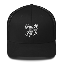Grip It and Sip It Golf Trucker Hat by LXIX GOLF CLUB — view 2