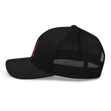 Four Box Logo Trucker Cap - Red Logo by LXIX GOLF CLUB — view 3