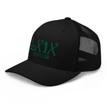 Curve Logo Trucker Cap - Green Logo by LXIX GOLF CLUB — view 4
