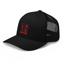 Four Box Logo Trucker Cap - Red Logo by LXIX GOLF CLUB — view 4