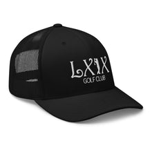 Curve Logo Trucker Cap - White Logo by LXIX GOLF CLUB — view 7