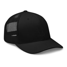 Four Box Logo Trucker Cap - Black Logo by LXIX GOLF CLUB — view 6