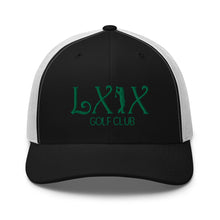 Curve Logo Trucker Cap - Green Logo by LXIX GOLF CLUB — view 7