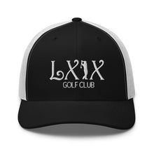 Curve Logo Trucker Cap - White Logo by LXIX GOLF CLUB — view 8