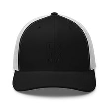Four Box Logo Trucker Cap - Black Logo by LXIX GOLF CLUB — view 7