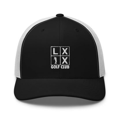 Four Box Logo Trucker Cap - White Logo by LXIX GOLF CLUB — view 8