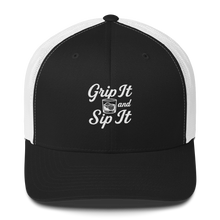 Grip It and Sip It Golf Trucker Hat by LXIX GOLF CLUB — view 3