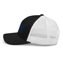 Curve Logo Trucker Cap - Blue Logo by LXIX GOLF CLUB — view 10