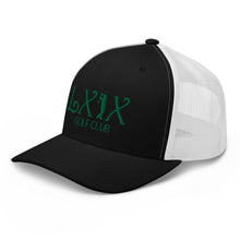 Curve Logo Trucker Cap - Green Logo by LXIX GOLF CLUB — view 10