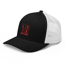 Four Box Logo Trucker Cap - Red Logo by LXIX GOLF CLUB — view 10