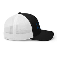 Curve Logo Trucker Cap - Blue Logo by LXIX GOLF CLUB — view 12