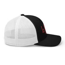 Curve Logo Trucker Cap - Red Logo by LXIX GOLF CLUB — view 11