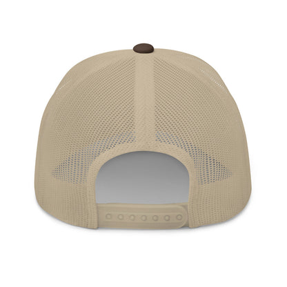 Curve Logo Trucker Cap - Blue Logo by LXIX GOLF CLUB — view 33
