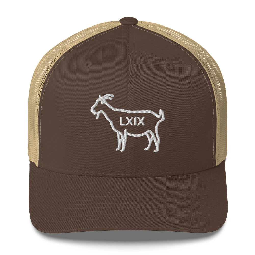 The GOAT Trucker Cap by LXIX GOLF CLUB — view 7