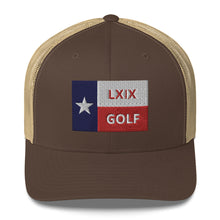 Texas Flag Trucker Cap by LXIX GOLF CLUB — view 4
