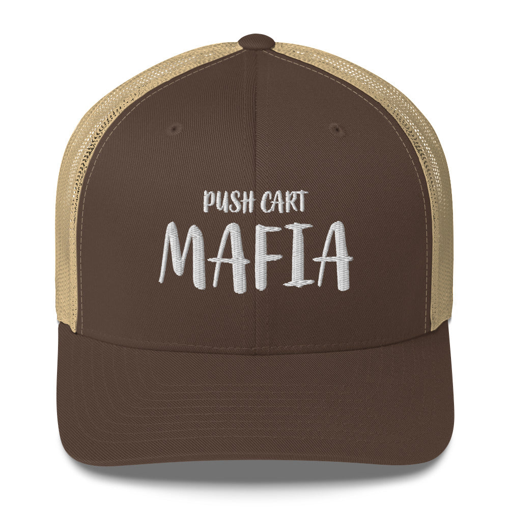 Push Cart Mafia Trucker Cap by LXIX GOLF CLUB — view 9