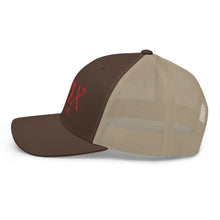 Curve Logo Trucker Cap - Red Logo by LXIX GOLF CLUB — view 33