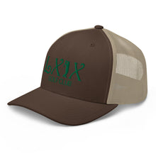 Curve Logo Trucker Cap - Green Logo by LXIX GOLF CLUB — view 34