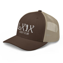 Curve Logo Trucker Cap - White Logo by LXIX GOLF CLUB — view 34