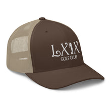 Curve Logo Trucker Cap - White Logo by LXIX GOLF CLUB — view 36