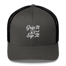 Grip It and Sip It Golf Trucker Hat by LXIX GOLF CLUB — view 5