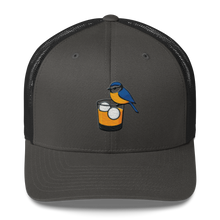 Birdie Juice Golf Trucker Hat (Silver/Charcoal/Green) by LXIX GOLF CLUB — view 2