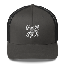 Grip It and Sip It Golf Trucker Hat by LXIX GOLF CLUB — view 6