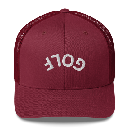 Upside Down Golf Arch Trucker Cap by LXIX GOLF CLUB — view 8