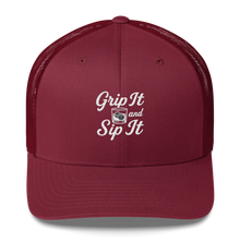 Grip It and Sip It Golf Trucker Hat by LXIX GOLF CLUB — view 7