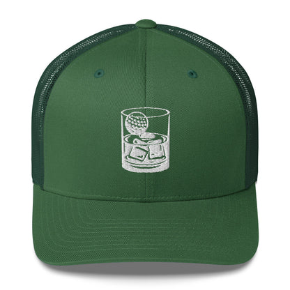 Whiskey Glass Trucker Cap by LXIX GOLF CLUB — view 8