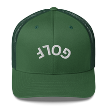 Upside Down Golf Arch Trucker Cap by LXIX GOLF CLUB