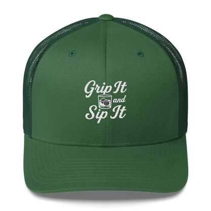 Grip It and Sip It Golf Trucker Hat by LXIX GOLF CLUB — view 10