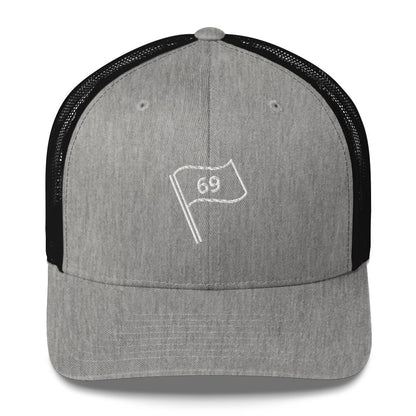 69 Flag Trucker Cap by LXIX GOLF CLUB — view 10