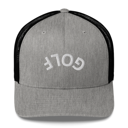 Upside Down Golf Arch Trucker Cap by LXIX GOLF CLUB — view 15