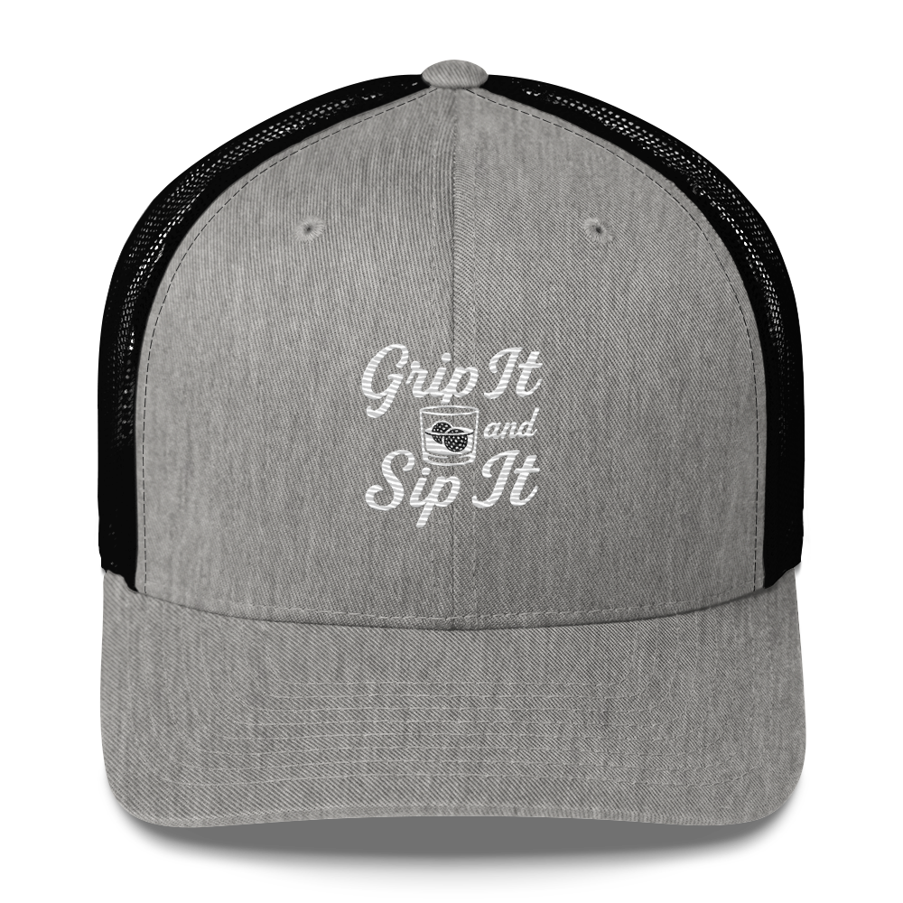 Grip It and Sip It Golf Trucker Hat by LXIX GOLF CLUB — view 11