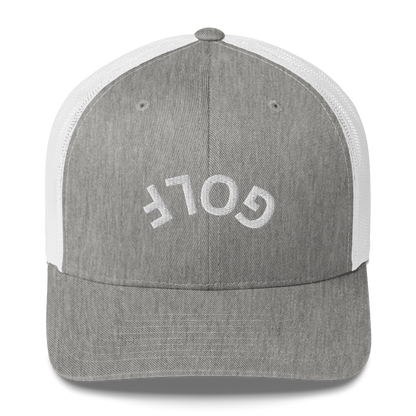 Upside Down Golf Arch Trucker Cap by LXIX GOLF CLUB — view 16