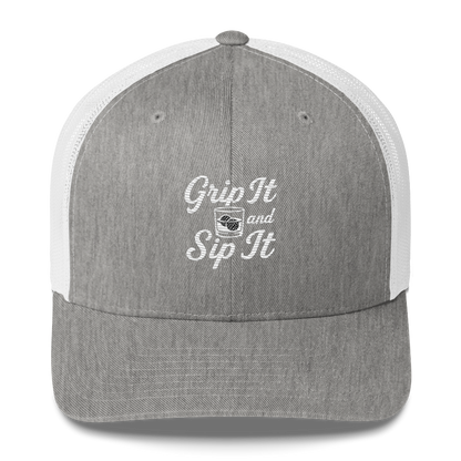 Grip It and Sip It Golf Trucker Hat by LXIX GOLF CLUB — view 12