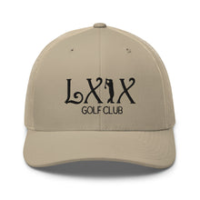 Curve Logo Trucker Cap - Black Logo by LXIX GOLF CLUB — view 49