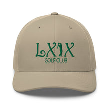 Curve Logo Trucker Cap - Green Logo by LXIX GOLF CLUB — view 49