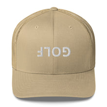Upside Down Golf Trucker Cap - White Logo by LXIX GOLF CLUB — view 11
