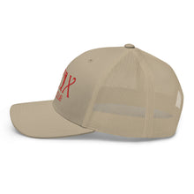 Curve Logo Trucker Cap - Red Logo by LXIX GOLF CLUB — view 51